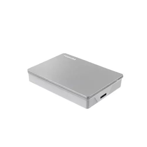 Toshiba Canvio Flex 4TB USB 3.2 Type-C External HDD - Silver - 2