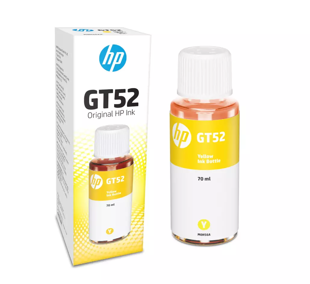 HP GT52 Yellow Original Ink Bottle - 1
