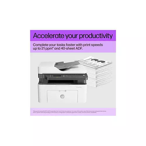 HP Laser MFP 137fnw Multifunction Mono Laser Printer - 0