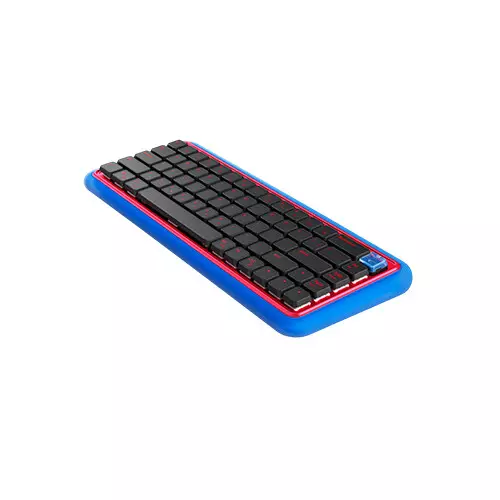 Durgod S230 Kailh Choc V2 Red Switch Dual-Mode Mechanical Keyboard (Dracula) - 1