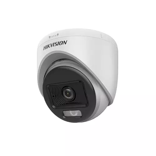 Hikvision DS-2CE70DF0T-LPFS 2 MP Smart Hybrid Light with ColorVu Indoor Fixed Turret CC Camera - 2