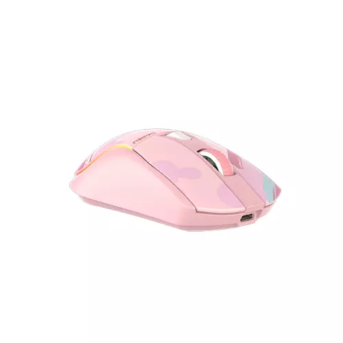 DAREU A950 PINK -TRI-MODE GAMING MOUSE WITH CHARGING DOCK - 1