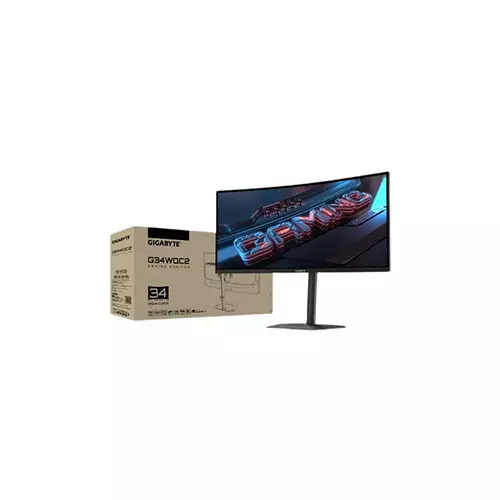 GIGABYTE G34WQC2 34-inch VA 1500R 200Hz Gaming Monitor - 0