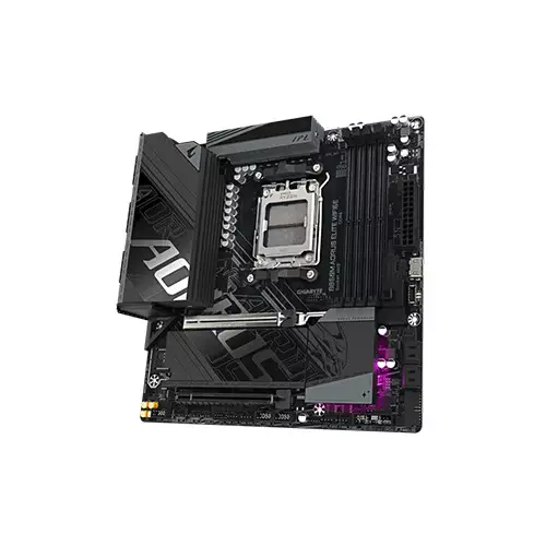 Gigabyte B850M AORUS ELITE WIFI6E DDR5 AMD Micro ATX Gaming Motherboard - 2
