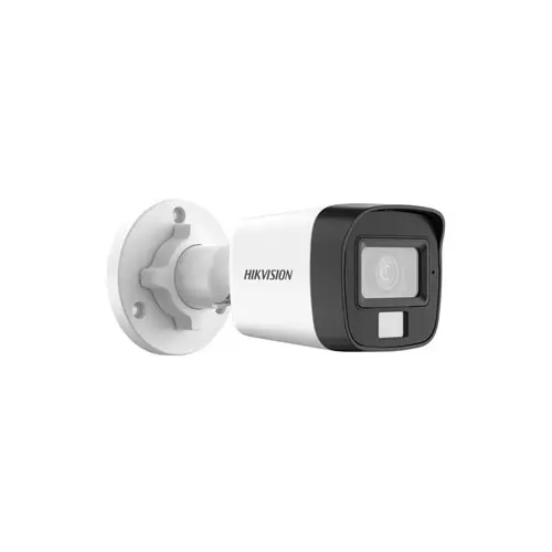 Hikvision DS-2CE16D0T-LPFS 2MP Smart Hybrid Light Audio Fixed Mini Bullet Camera (built in Audio) - 1