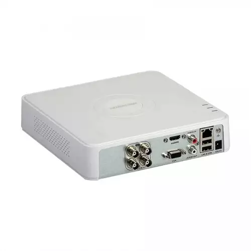Hikvision DS-7104HGHI-K1 4-ch 1080p Lite Mini 1U H.265 DVR - 1