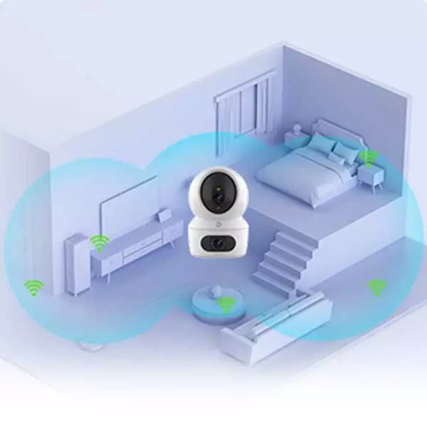 EZVIZ H7c 4MP 2K+ Dual Lens Pan & Tilt Wi-Fi Home Security Camera - 2