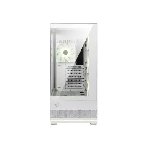 Msi MAG PANO 110R PZ ATX Mid Tower Gaming Case (White) - 1