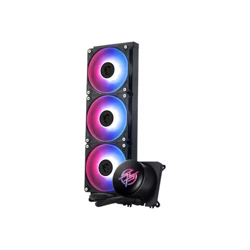 MSI MPG CORELIQUID P13 360 AIO ARGB 2.1’’ IPS Display CPU Liquid Cooler (Black) - 2