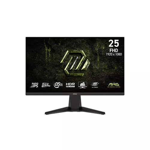MSI MAG 255F X24 24.5” 240Hz  Rapid IPS FHD Gaming Monitor
