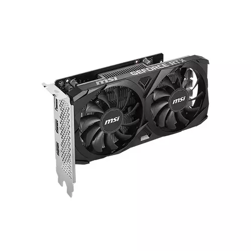 MSI GeForce RTX 3050 VENTUS 2X E 6G OC GDDR6 Graphics Card - 3