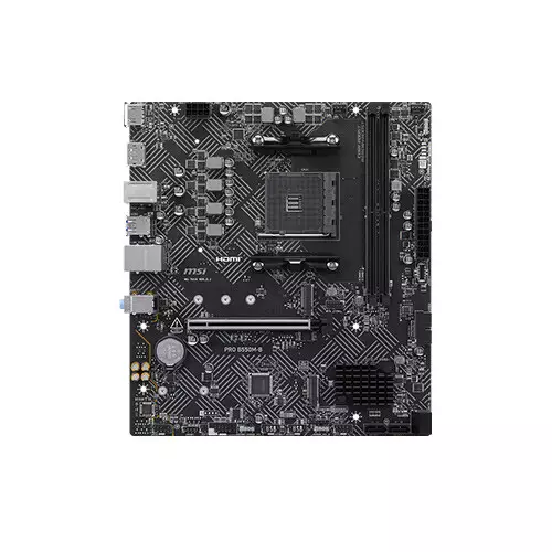 MSI PRO B550M-B AMD AM4 M-ATX Motherboard - 1