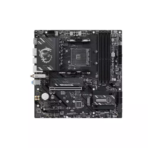 MSI AMD B550M GAMING PLUS WIFI6E AM4 mATX Motherboard - 1
