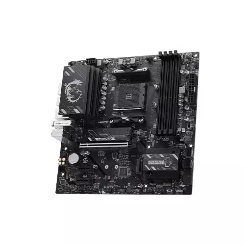 MSI AMD B550M GAMING PLUS WIFI6E AM4 mATX Motherboard - 3