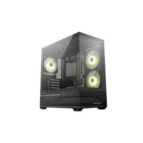 MSI MAG PANO M110R Mini Tower CPU Casing With Built-In ARGB Fan (Black)
