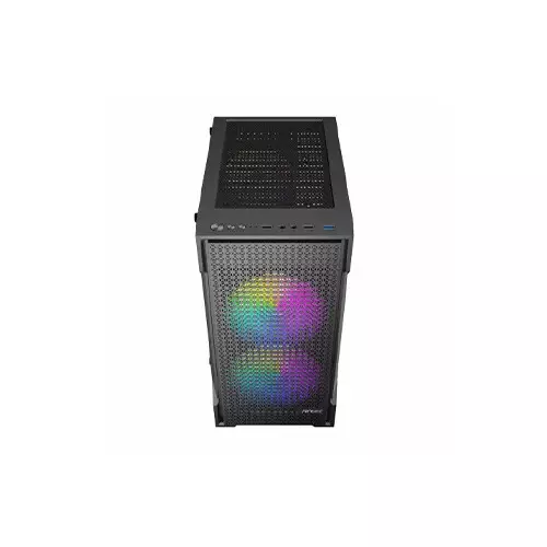 Antec VX100M ARGB M-ATX Mini Tower Gaming Case - Black - 2