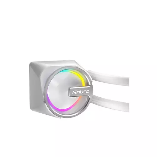 Antech Skeleton 360 ARGB All-in-One Liquid CPU Cooler (White) - 1
