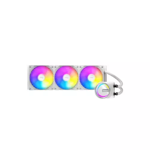Antech Skeleton 360 ARGB All-in-One Liquid CPU Cooler (White) - 3