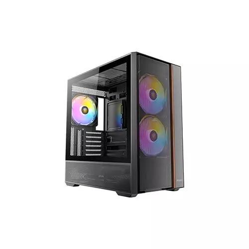 Antec FLUX REAR Pre-Install 5 ARGB Fans Mid Tower ATX Gaming Casing