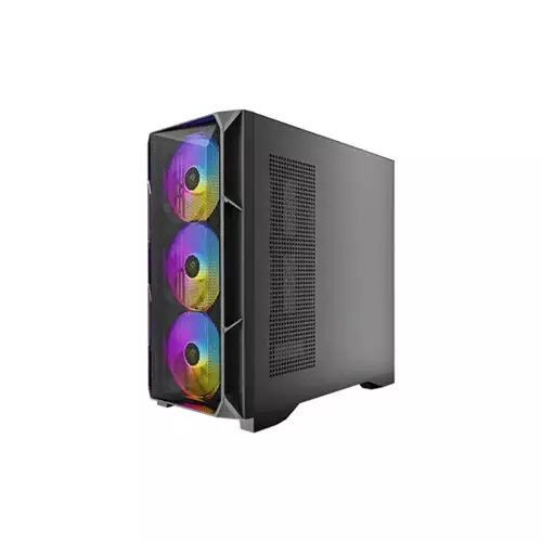 Antec AX1000 ARGB Lite Mid Tower E-ATX Gaming Casing - 1