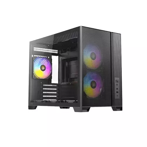Antec Flux M ARGB M-ATX Micro Tower Case (Black)