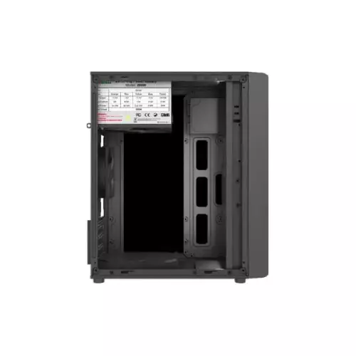 MaxGreen 17303 Mid-Tower M-ATX Desktop Case With 200W PSU - 2