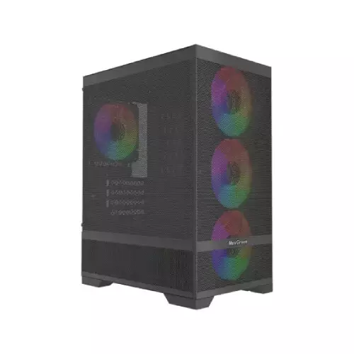 MaxGreen Mesh Pro A10 M-ATX Mid-Tower Gaming Case