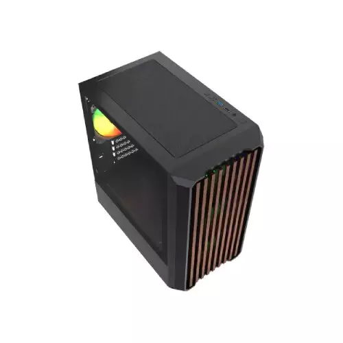 MaxGreen 315 Wood M-ATX Mid-Tower Gaming Case - 4
