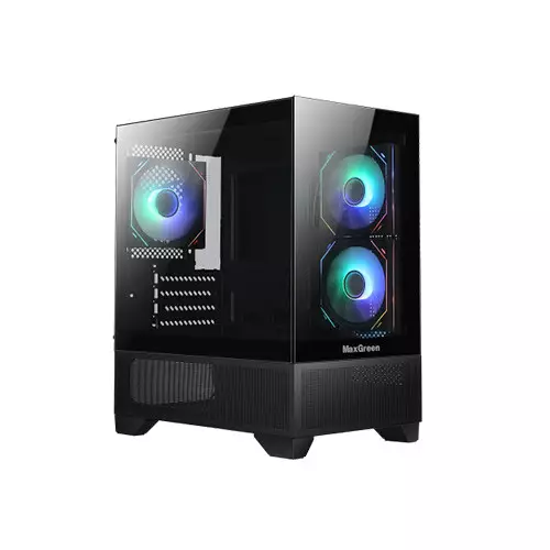 MaxGreen Panora F3 Mid-Tower M-ATX Gaming Casing