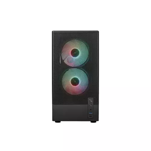 MaxGreen 310 ARGB M-ATX Mid-Tower Gaming Casing with 200W PSU - 1