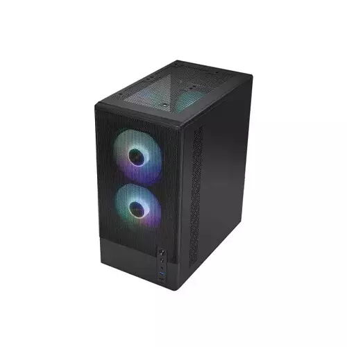 MaxGreen 310 ARGB M-ATX Mid-Tower Gaming Casing with 200W PSU - 2