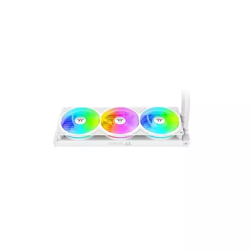 Thermaltake TH360-S V3 ARGB Sync AIO Liquid Cooler(White) with 3.95-inch LCD Display - 2