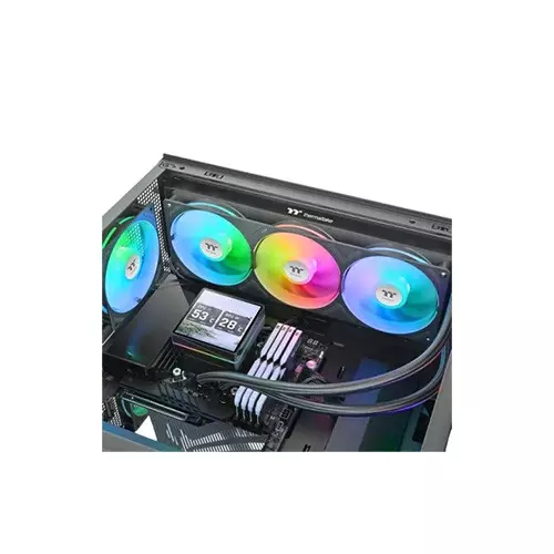 Thermaltake TH360 V3 Ultra ARGB Sync AIO Liquid Cooler with 3.95-inch LCD Display - 3