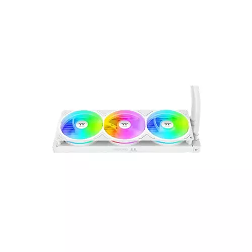 Thermaltake TH360 V3 Ultra ARGB Sync AIO Liquid Cooler - White with 3.95-inch LCD Display - 2