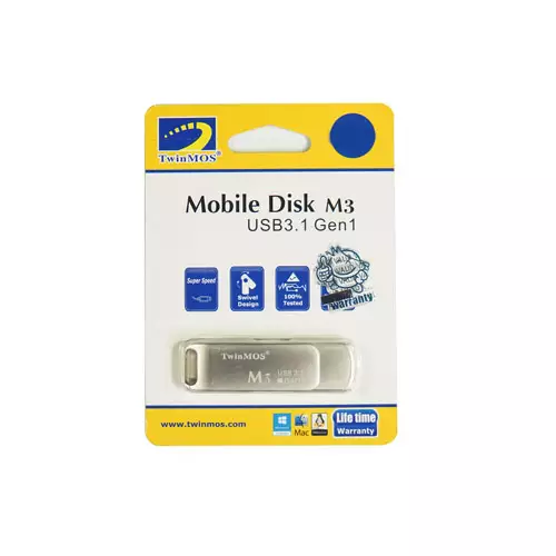 TWINMOS M3 32GB USB 3.1 GEN 1 METAL BODY PENDRIVE - 2