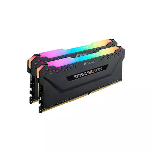 Corsair Vengeance RGB Pro 32GB (2 x 16GB) DDR4 3000MHz Heatsink Desktop RAM (Black) - 1
