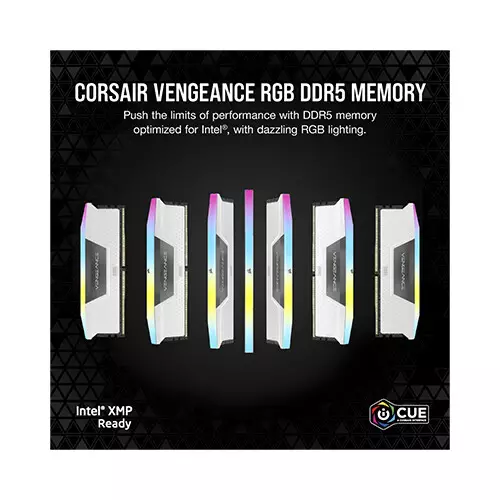 Corsair VENGEANCE RGB 64GB (2x32GB) DDR5 6000Mhz CL30 Desktop RAM - 2