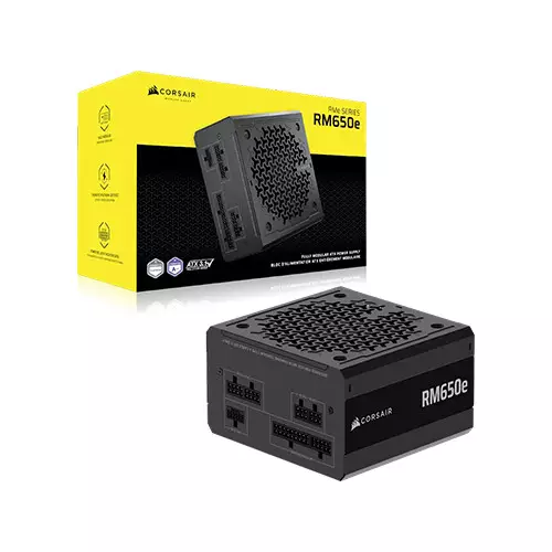 Corsair RMe Series RM650e 650W PG5 80 PLUS Gold Fully Modular Low-Noise ATX Power Supply UK