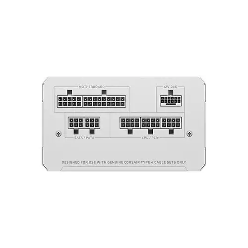 Corsair RMe Series RM750e 750W PG5 80 PLUS Gold Certified Fully Modular Power Supply (White) - 3