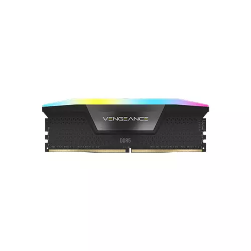 Corsair VENGEANCE RGB 16GB (2x8GB) DDR5 DRAM 5200MT/s CL40 Desktop RAM (Black) - 2