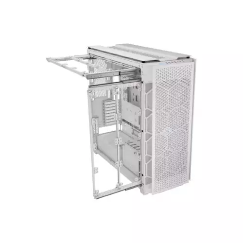 CORSAIR iCUE 9000D RGB Airflow Tower TG Desktop Case (White) - 1