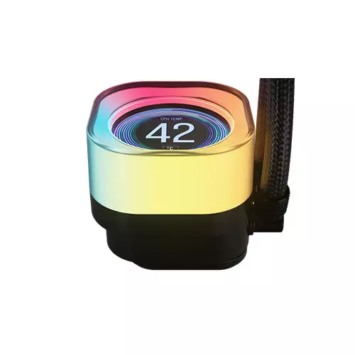 Corsair iCUE LINK TITAN 360 RX LCD RGB Liquid CPU Cooler (Black) - 2