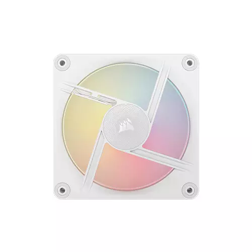 Corsair iCUE LINK LX120-R RGB 120mm PWM Reverse Fans Starter Kit (White) - 1