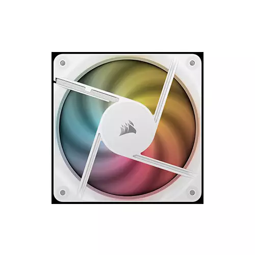 Corsair RS120-R ARGB 120mm PWM Reverse Fans Triple Pack (White) - 1