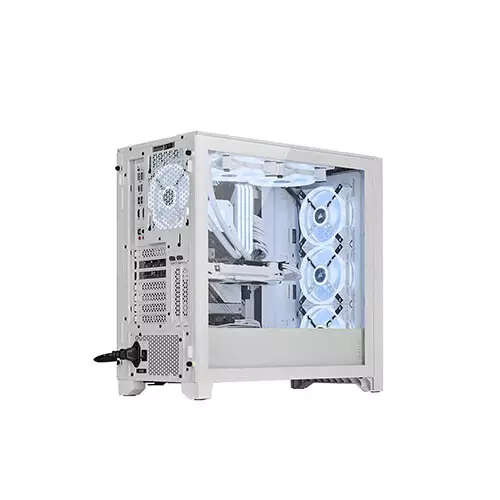 CORSAIR iCUE 4000D RGB AIRFLOW QL Edition Mid Tower ATX Gaming Desktop Case - 1