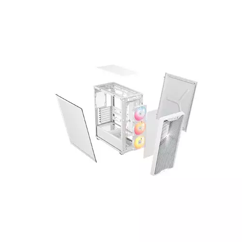 Corsair 3200D RS Mid-Tower ARGB PC Case White - 3