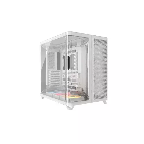 Corsair AIR 5400 RS-R ARGB E-ATX Mid-Tower Triple Chamber Casing White - 1