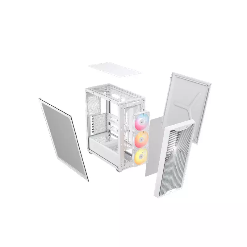 Corsair 3200D RS ARGB Mid-Tower PC Case (White) - 2
