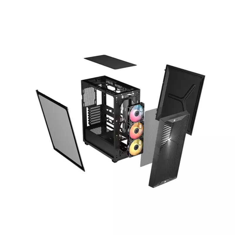 Corsair 3200D RS ARGB Mid-Tower PC Case (Smoke) - 2