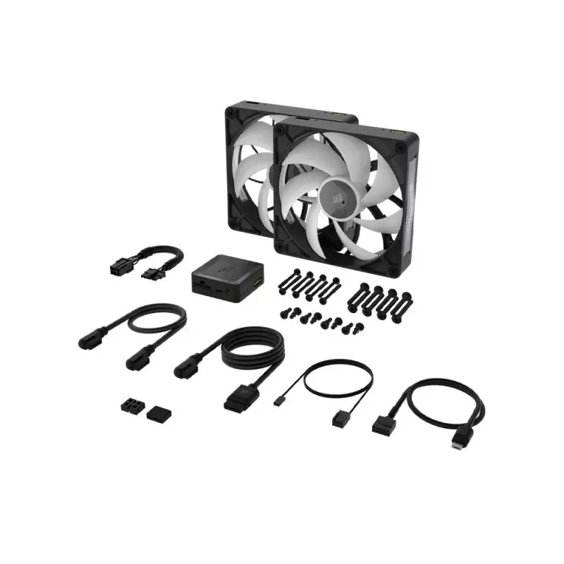 Corsair iCUE LINK RX140 MAX RGB 140mm PWM Thick Case Fans - 2